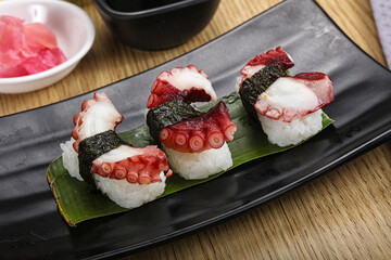 Japanese cuisine - sushi with octopus