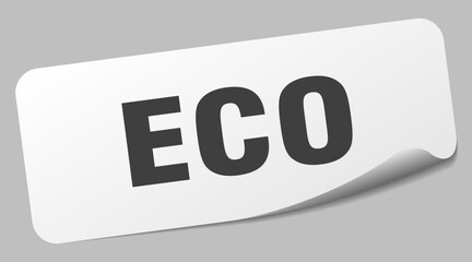 eco sticker. eco label
