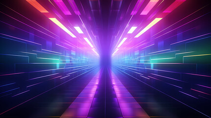 Abstract background and data transfer concept, abstract line art background