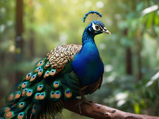 peacock in the park