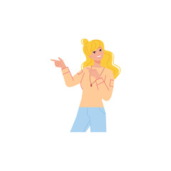 pose of person wearing vanilla clothes cute