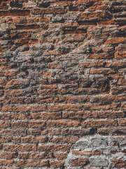 Captivating Old Red Brick Wall Textures and Backgrounds for Commercial Stock Usage