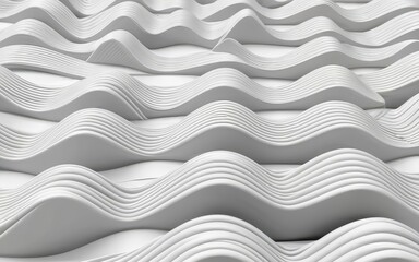 Light white gray wave texture in Generative AI.