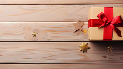 Fototapeta premium Gift box background with copy space for Christmas gifts, holiday or birthday