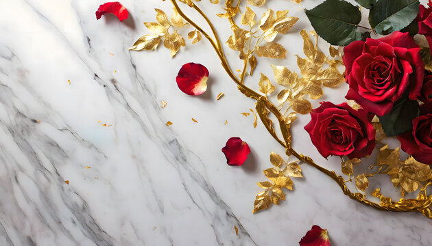 valentinstag, hintergrund, marmor, rosen, schnörkel, gold, textur, copy space, romantisch, luxus, edel, valentin, liebe, karte, hochzeit, creme, beige