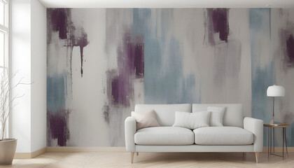 modern living room with wall paints