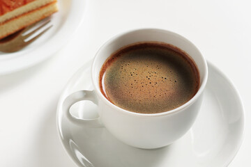 Coffee and Sponge cake