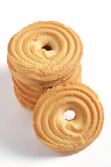 Stack of shortbread cookies
