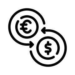 exchange line icon