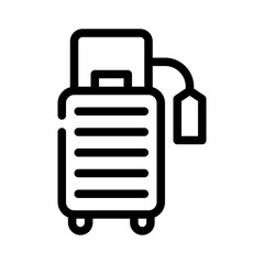 luggage line icon