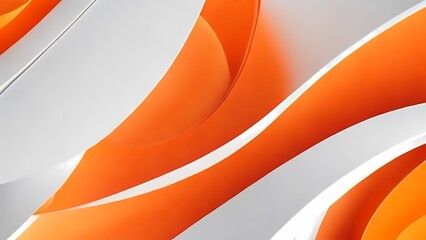 orange and white color wave abstract background