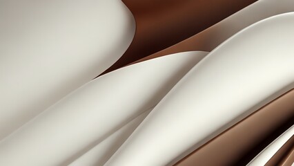 Brown and white color wave gradient abstract background