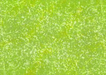 キラキラの輝き、和紙で重ねた爽やかな緑の背景イメージ