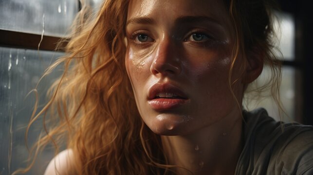 A hyper-realistic portrait capturing a wide spectrum of emotions - Generative AI