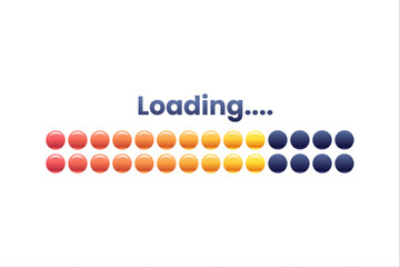 Loading Progress Bar Sticker Design