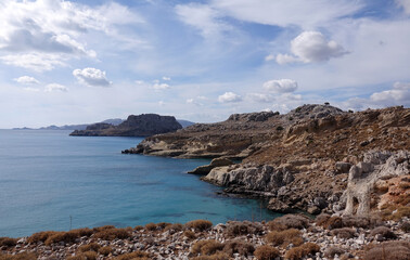 Küste bei  Charakli auf Rhodos