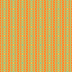 Abstract geometric shape pattern. Triangle and rectangle on orange, yellow, green color. For background, poster, banner, textile, bed lines, wallpaper, etc. Vector illustration