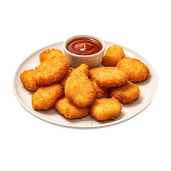 fried chicken nuggets	