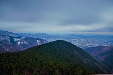 Few shots of mountains in winter, Beskydy