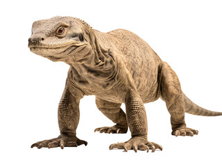 Obraz premium a lizard standing on a white background