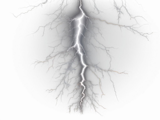 thunderbolt isolated