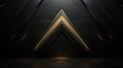 Techno Noir Odyssey, sleek and mysterious banner with a dark, grainy background, Created using generative AI