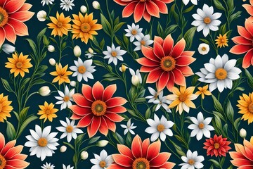 Indulge in the serenity of nature with 3D wallpapers showcasing the most beautiful flowers in...