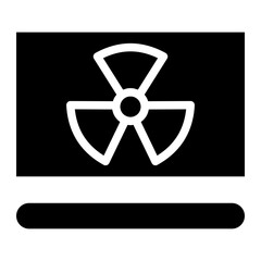 Fototapeta premium nuclear glyph