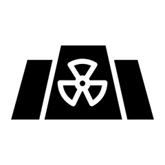 nuclear power plant glyph