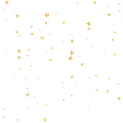 Magic stars vector overlay.  Gold stars scattered