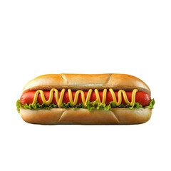 Hot dog Isolated on white background