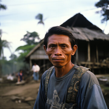 A sustainable ecovillage harmonizing nature, community, and ecological practices seamlessly.
