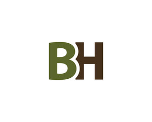 BH LOGO DESIGN VECTOR TEMPLATE