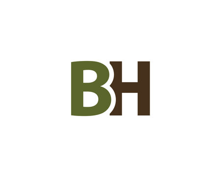 BH LOGO DESIGN VECTOR TEMPLATE