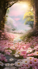 dreamy spring flowers