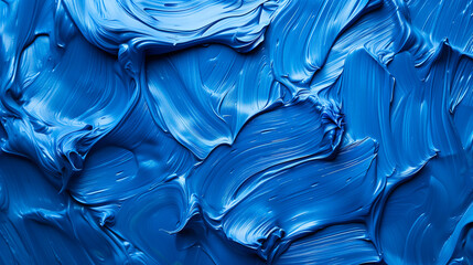 blue texture with acrylic paint strokes