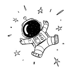 Astronaut doodle