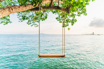 Swing on beach, Thailand