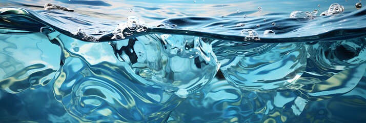 Water movement background. Water ripples - obrazy, fototapety, plakaty