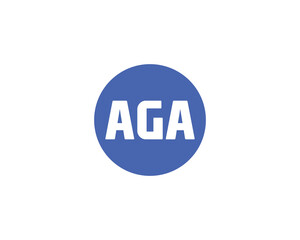 AGA LOGO DESIGN VECTOR TEMPLATE