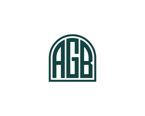 AGB LOGO DESIGN VECTOR TEMPLATE