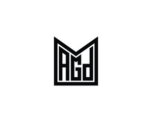 Fototapeta premium AGD LOGO DESIGN VECTOR TEMPLATE
