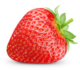 Strawberries isolated on white background
