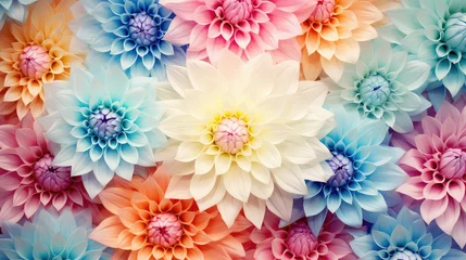 Foto op Plexiglas vibrant design flower background illustration colorful elegant, botanical artistic, abstract romantic vibrant design flower background © vectorwin