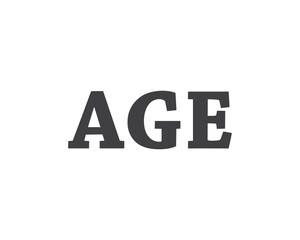 AGE LOGO DESIGN VECTOR TEMPLATE
