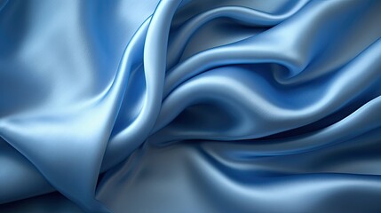 abstract background, blue satin background blue luxury fabric background. blue silk background.