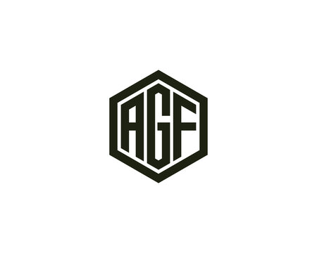 AGF LOGO DESIGN VECTOR TEMPLATE