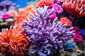 Ocean aquarium reef tropical coral sea nature