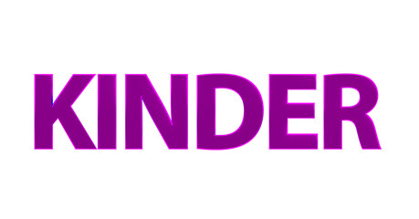 Obraz premium Kinder - pinke plakative 3D-Schrift, Jungen, Mädchen, Generation, Kindheit, Erziehung, Kleinkinder, Babys, Spielen, Schule, Bildung, Freisteller, Rendering 