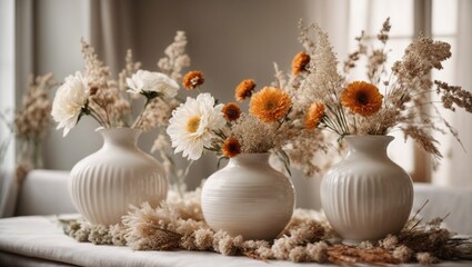 Obraz na płótnie Canvas vase with flowers